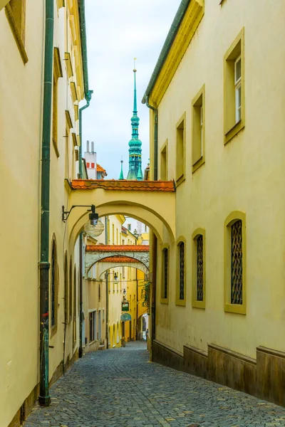 View Street Old Town Czech City Olomouc — Foto de Stock