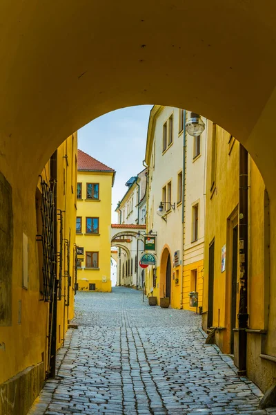 View Street Old Town Czech City Olomouc — ストック写真