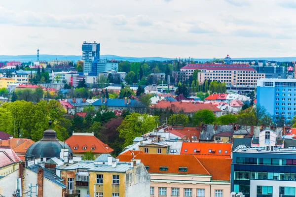 Vista Aérea Ciudad Checa Olomouc —  Fotos de Stock