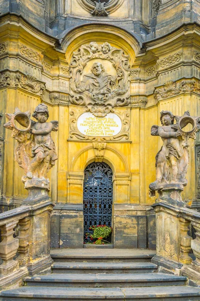 Holy Trinity Column Enlisted Unseco World Heritage List Czech City — Fotografia de Stock