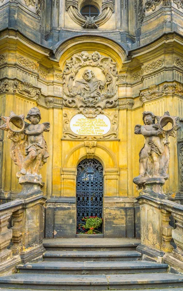 Holy Trinity Column Enlisted Unseco World Heritage List Czech City — Fotografia de Stock