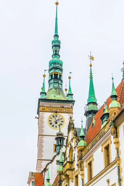 Olomouc çek şehrin belediye binası görünümü
