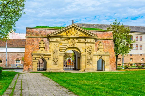 Zicht Een Fragment Van Olomouc Fortificatie Tsjechische Republiek — Stockfoto