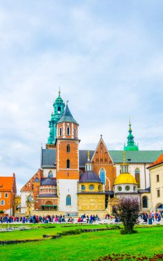 Polonya, Krakow / Cracow 'daki Wawel kalesi..