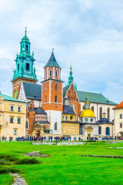 Polonya, Krakow / Cracow 'daki Wawel kalesi..