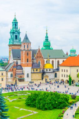 Polonya, Krakow / Cracow 'daki Wawel kalesi..