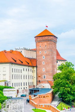 Polonya, Krakow / Cracow 'daki Wawel kalesi..