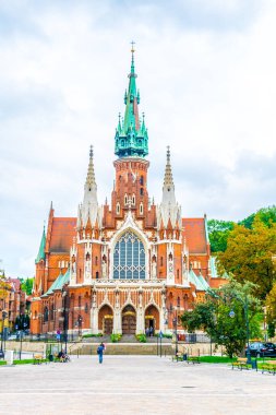 Polonya 'nın Krakow / Krakow kentindeki Aziz Jospehgotik Kilisesi.