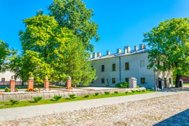 Polonya 'daki Varşova Kalesi Müzesi manzarası.