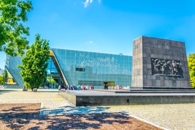 Polonya Varşova 'daki Polonyalı Yahudilerin Tarihi Müzesi.