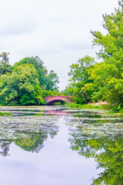 Wilanow, Varşova, Polonya 'daki Barok Sarayı manzarası 
