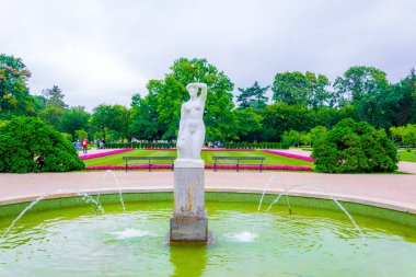 Varşova Polonya 'daki Lazienki parkı