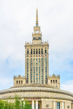 Polonya Varşova 'daki Kültür ve Bilim Sarayı 