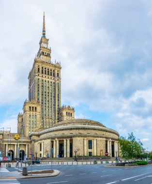 Polonya Varşova 'daki Kültür ve Bilim Sarayı 