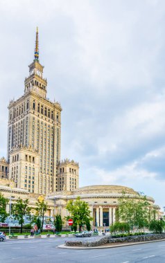 Polonya Varşova 'daki Kültür ve Bilim Sarayı 