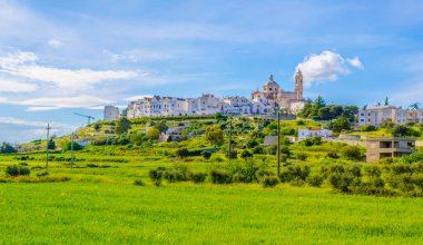 Puglia, Ital 'daki Locorotondo kasabası.
