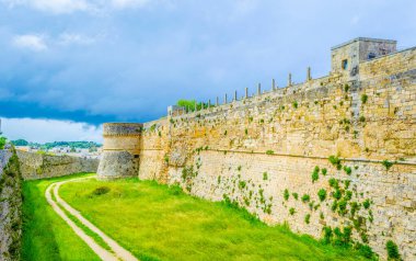 İtalya, Otranto 'da bir şato manzarası