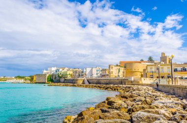 İtalya, Otranto 'da bir şato manzarası