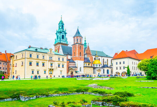 the Wawel castle in Krakow/Cracow, Poland.