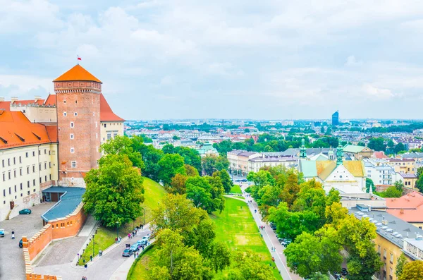 Polonya, Krakow / Cracow 'daki Wawel kalesi..