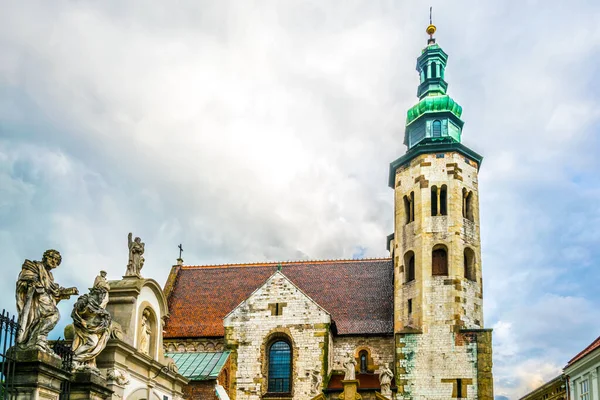 Krakkói Szent András Templom Lengyelország — Stock Fotó