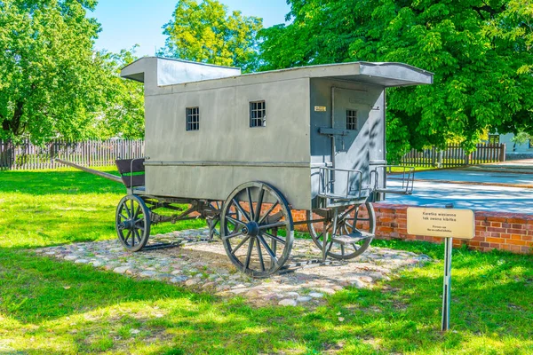 Transportation Van Situated Museum Warsaw Citadel Poland — 스톡 사진