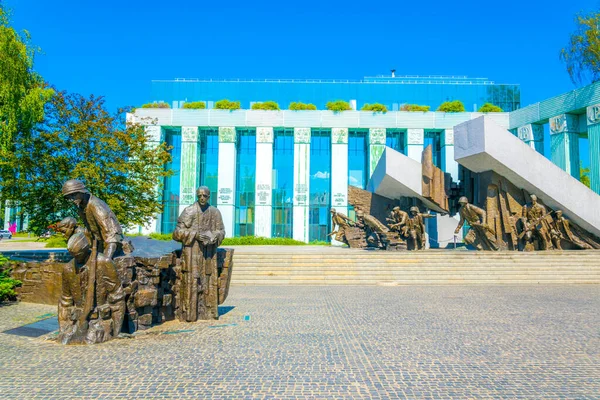 Monument Commemorating Warsaw Uprising Second World War — Stock Photo, Image
