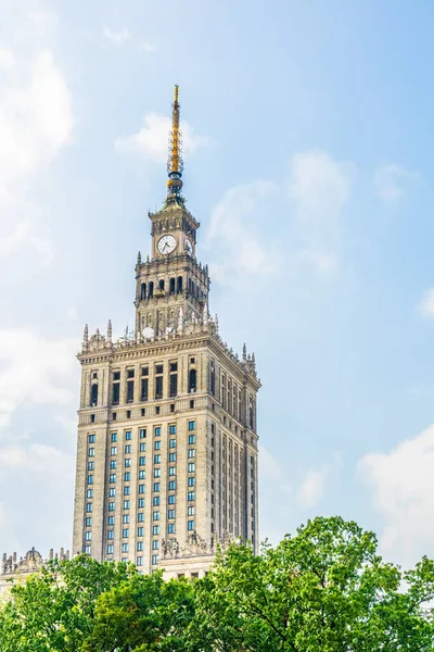Polonya Varşova 'daki Kültür ve Bilim Sarayı 