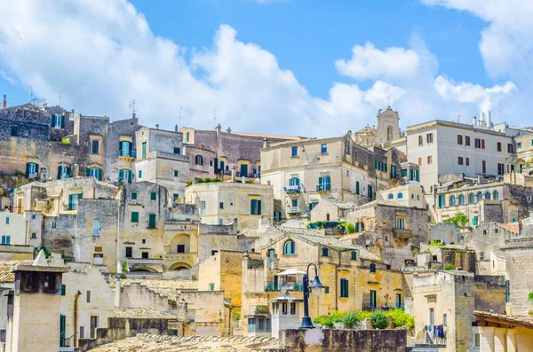 View Rooftops Italian City Matera — Foto de Stock