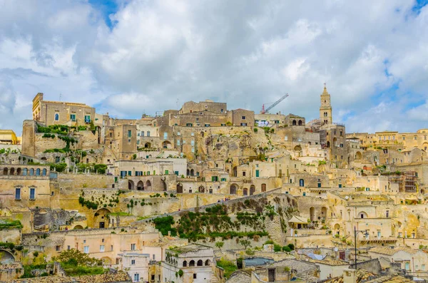 Utsikt Takene Den Italienske Byen Matera – stockfoto