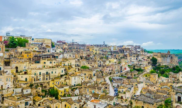 View Rooftops Italian City Matera — Foto de Stock