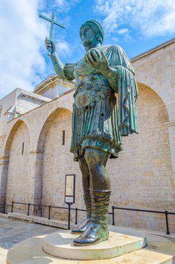 İtalya 'daki Barletta Heykeli manzarası