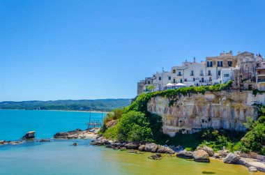 Coastline of the Italian city Viest