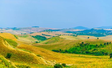 İtalya'da Basilicata bölgesi manzara