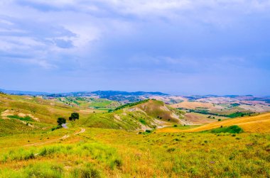 İtalya'da Basilicata bölgesi manzara