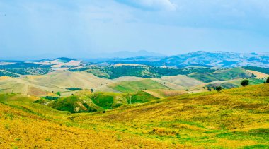 İtalya'da Basilicata bölgesi manzara