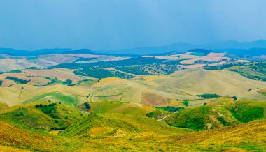 İtalya'da Basilicata bölgesi manzara