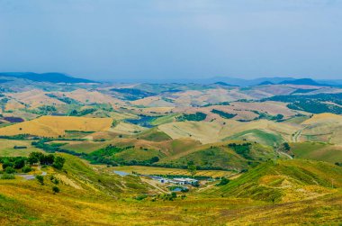 İtalya'da Basilicata bölgesi manzara