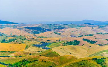 İtalya'da Basilicata bölgesi manzara