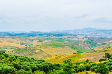 İtalya'da Basilicata bölgesi manzara