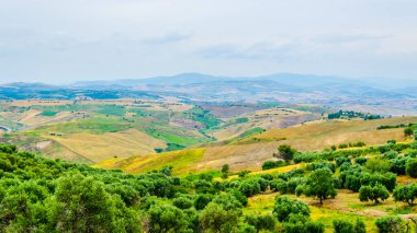 İtalya'da Basilicata bölgesi manzara