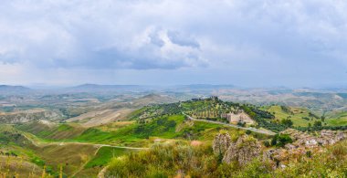İtalya'da Basilicata bölgesi manzara