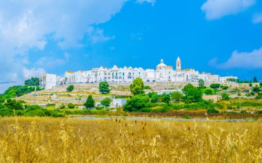 Puglia, Ital 'daki Locorotondo kasabası.