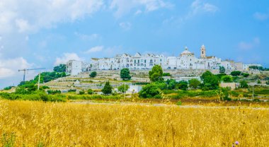 Puglia, Ital 'daki Locorotondo kasabası.