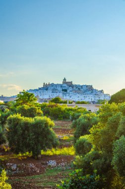 Puglia, Ital 'daki Ostuni kasabası.