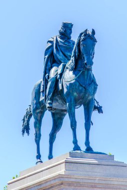 Giuseppe Garibaldi Heykeli Gianicolo - Roma, İtalya