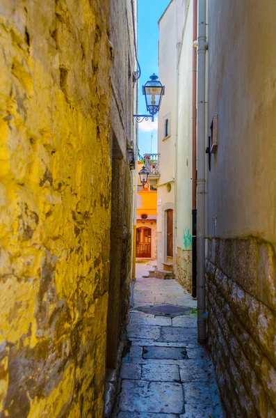 View Narrow Street Italian City Andri — Foto Stock