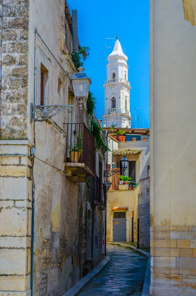 View Narrow Street Italian City Andri — Foto de Stock