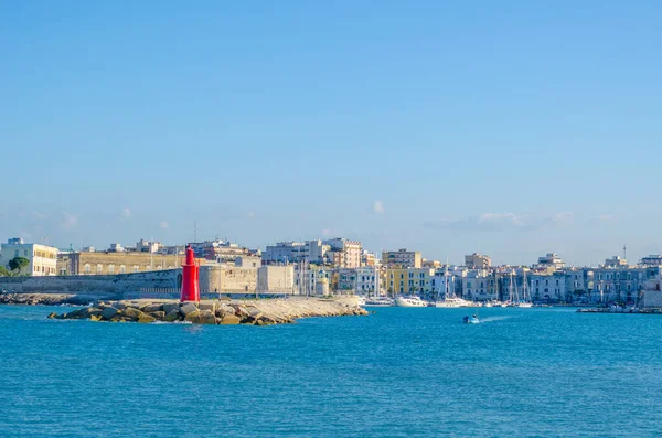 View Coastline Italian City Tran — Stock Fotó