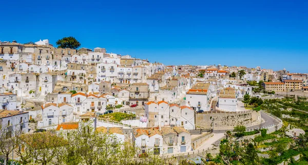 İtalyan kasabası Monte Santangelo 'nun hava manzarası